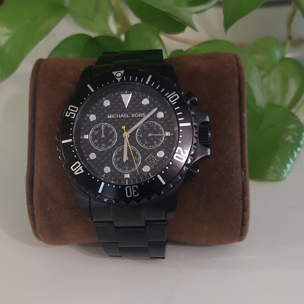 Michael Kors Black Men's Chronograph Watch